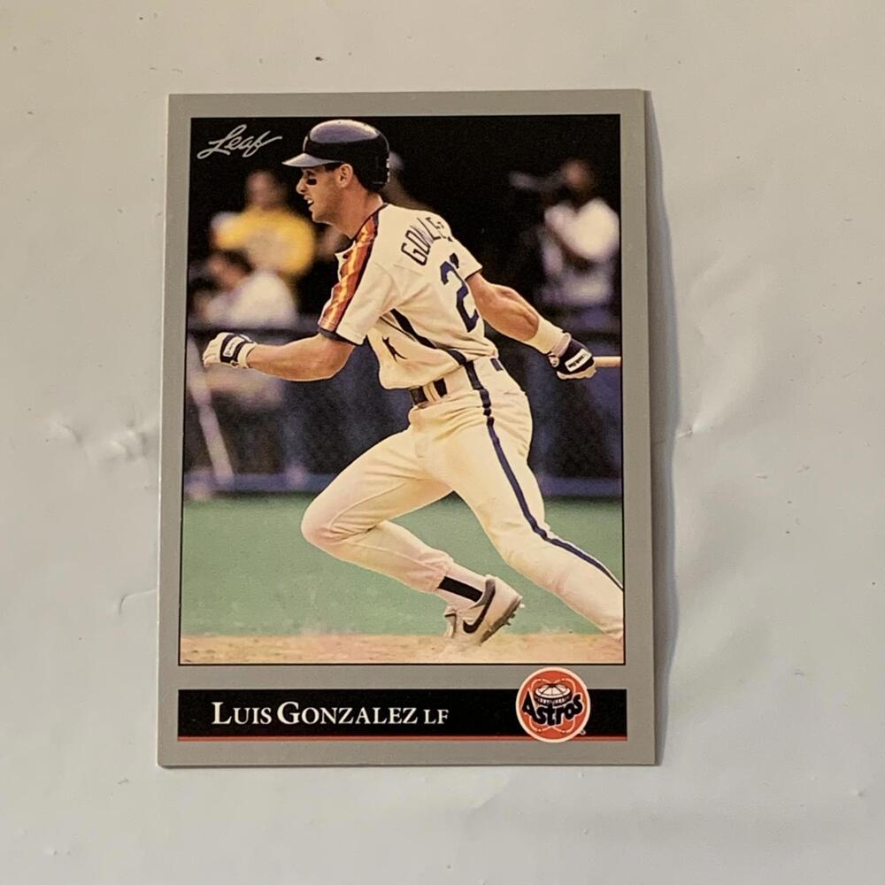 Luis Gonzalez Houston Astros Baseball‎ Trading Card